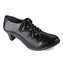 Handmade de couro preto pu 6,3 centímetros de salto alto Gothic Lolita Shoes