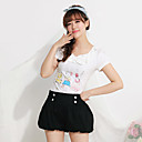 Imprimir mujer Bow Cartoon T-Shirt