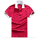 Men's Hot Summer-seizoen Shirt Kraag korte mouw T-shirt