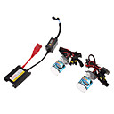 12V 35W H4-1 HID-Xenon-Lampe Conversion Kit Set (Super Slim Ballast)