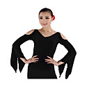 Dancewear Viscose Latin Dance Top For Ladies