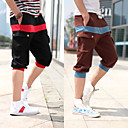 Hombres Color de Contraste Rowan boca recortada Pantalones Deportivos