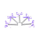 Gorgeous Alloy/Satin Women's Wedding Hairpins,5 Pieces Per Lot