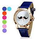 Frauen und Mädchen Fashional Art PU-Analog-Quarz-Armbanduhr (farbig sortiert)