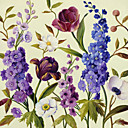 Printed Art Botanical Floral Lisa's 3 Garden by Lisa Audit