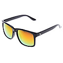 Unisex Amarelo Revo Lens Black Frame Praça Sunglasses