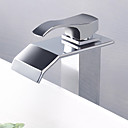 RVS Hedendaagse Water Fall badkamer wastafel kraan (verchroomd)