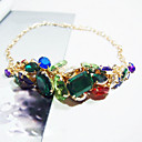 Gorgeous Liga Com Colar Mulheres cristal irregular da