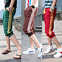 Tether Hombres color de contraste recortada Pantalones Deportivos