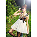 Women's Leopard Pleated Dress
