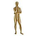 Yellow e White Snake padrão Full Body Lycra Zentai