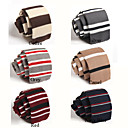 Moda Stripes dos homens malha Bow-tie