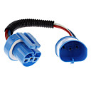 9004/9007 Male to Female Wire Harness Sockets Extension Cable for Car Headlamp/Fog Lamp