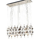 120W Moderne Kristall Pendelleuchte mit 6 G4 Leuchten