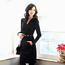 V-cou Robe tube massif des femmes