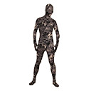 Gray Animal Pattern Spandex Lycra Full Body Zentai