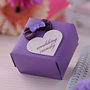 Nice Cuboid Favor Box With Bowknot (Set of 12)