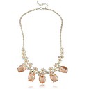 Women's Little Flower&Full Gains Diamond Necklace
