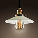 60W minimalistisk moderne anheng lys med glasskuppel og Adjustale Chain (E27/E26 Base)