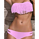 Women's Pink Bandeau Strapless Acacia Bikini