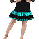 Dancewear Viscose and Tulle Latin Dance Skirt For Ladies