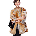 Manches 3/4 sans col en fourrure de Fox Casual / Parti Manteau