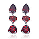 Platinum Plated Cubic Zirconia Earrings(More Colors)