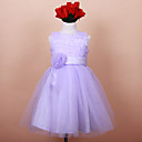 Nice Sleeveless Satin/Tulle Wedding/Evening Flower Girl Dress