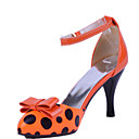 Stylish Patent Leather Stiletto Heel Sandals With Bowknot/Buckle Party / Evening Shoes(More Colors)