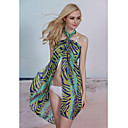 Green Zebra Leopard Sarong(Length:150CM Width:105CM)
