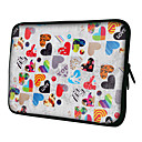 "Colorful Heart-Shape" Pattern  Waterproof Sleeve Case For 7"/10"/11"/13"/15" Laptop MN18048