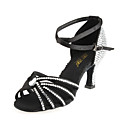 Le strass / satin des femmes modernes / chaussures de danse de salon (plus de couleurs)