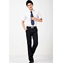 Red-rayures bleues courtes en coton T-shirt manches homme