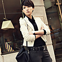 Vrouwen Zipper Trim Korte Blazer