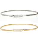 Elégant Zircon ceinture mince des femmes