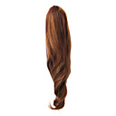 Top Grade sintética reta longa rabo de cavalo Brown (2 cores)