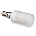 E14 3W 300-330LM 27x5050SMD 3000-3500K Warm White Light White Cover LED Mais-Birne (110V/220V)