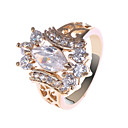Fashion Copper Alloy CZ Diamond Rings