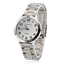 Vrouwen Steel analoge quartz horloge (zilver)