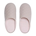 Lozenge Linen Stripe Soft Slippers(35-39,40-43)