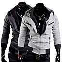 Man's Slim Thicken Cotton Hoodie with Cap(Assorted Colors)