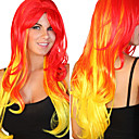 Attention-getting Red and Yellow Mixed Party Wig