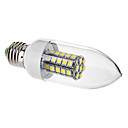 E27 6W 47x5050SMD 500-530LM 6000-6500K Natural White Light LED kaars lamp (220V)