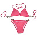 Women's Fashion Palace Style Metal Halter Swimwear