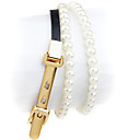 Perle élégant Thin Buckle ceinture des femmes