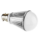 Dimmable B22 7W 420-450LM 6000-6500K Natural White Light LED Ball Bulb (220V)