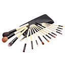 15Pcs Top Wood Professional Makeup Brush