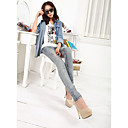 Denim strappati pantaloni per donna