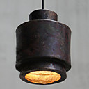 Lámpara colgante retro artístico 40W con el metal oxidado Estilo Shade
