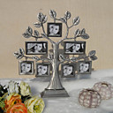 Alloy Family Tree Photo Frame With 7 Hanging Frames